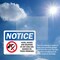 Signmission Guns Knives Weapons Banned On These Premises, 10 in W x Rectangle, Plastic OS-2PACK-NS-P-710-L-15758 - alternate 2